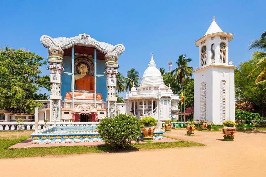 Een tempel in Negombo<br>