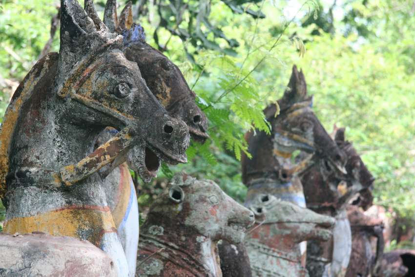 Een bijzondere tempel in de buurt van Chettinad