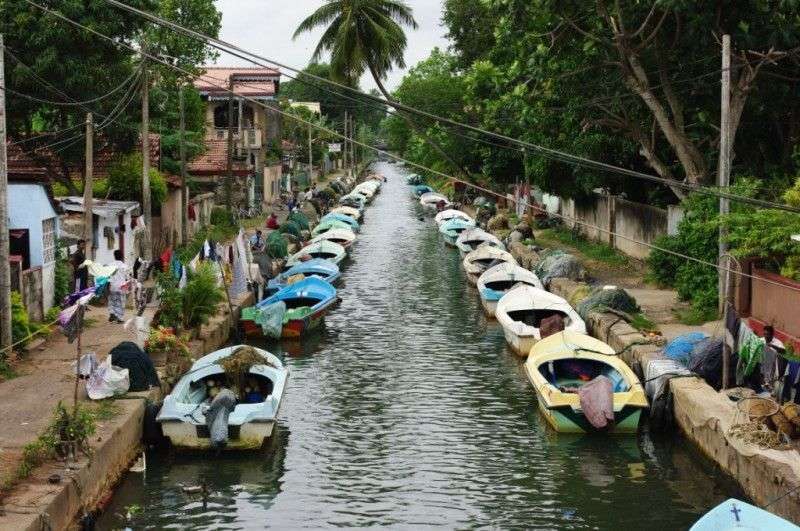 The Dutch canals in Negombo - Sri Lanka