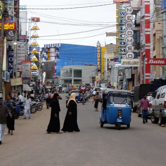 Negombo is het startpunt in Sri Lanka