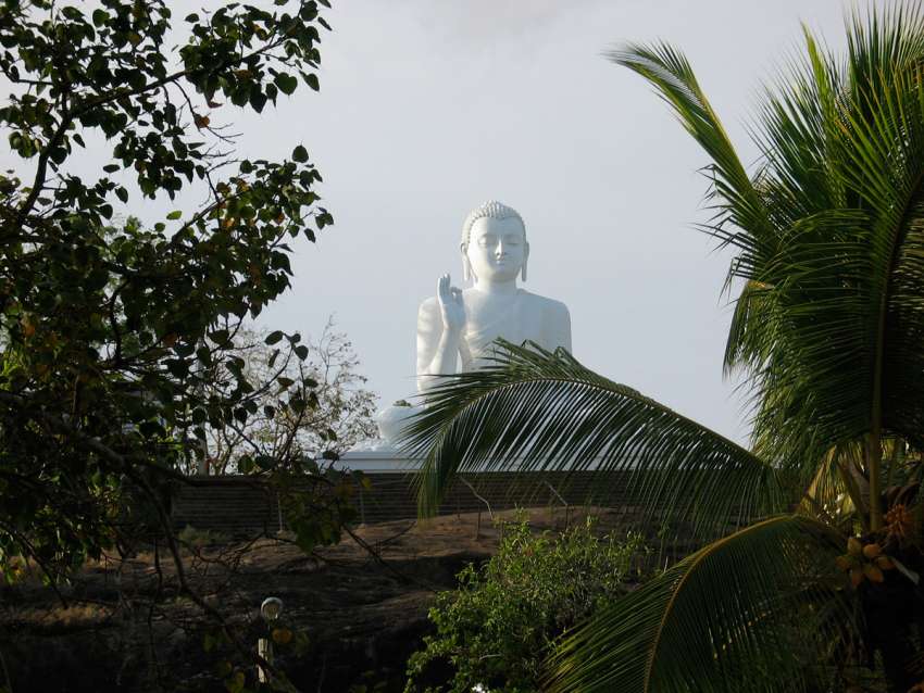 Het klooster van Mihinthale in Sri Lanka