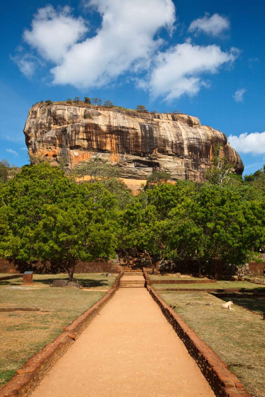 De leeuwenrots in Sigiriya<br>