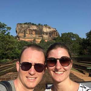 Birgit en Eric in Sri Lanka