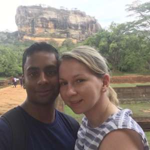Agata en Rohan in Sri Lanka