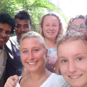 Familie van Haaften op Sri Lanka rondreis