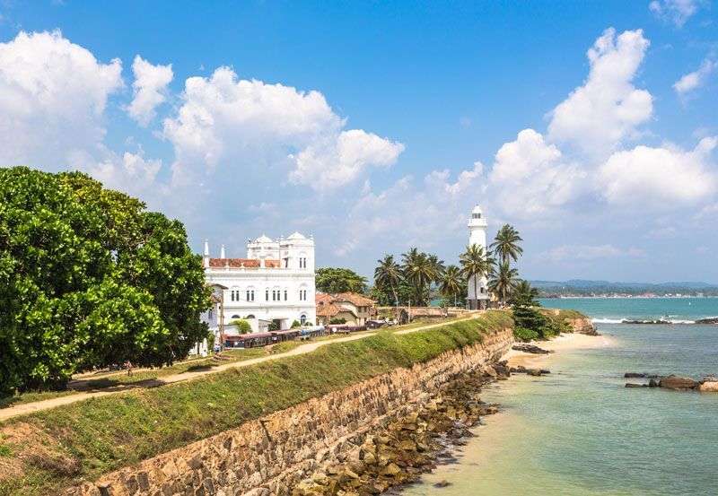 Het Nederlandse Fort in Galle <br>
