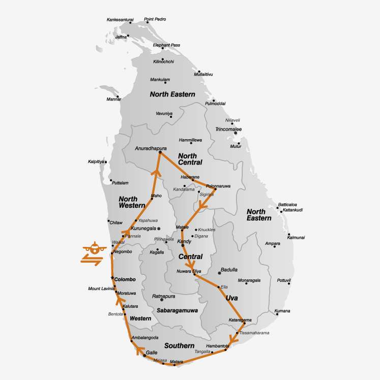 Je bezoekt de meest heilige tempels tijdens deze Sri Lanka rondreis