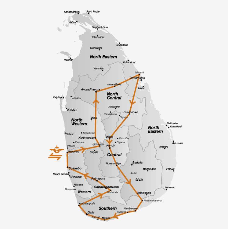 Je ziet tijdens deze rondreis heel veel van Sri Lanka