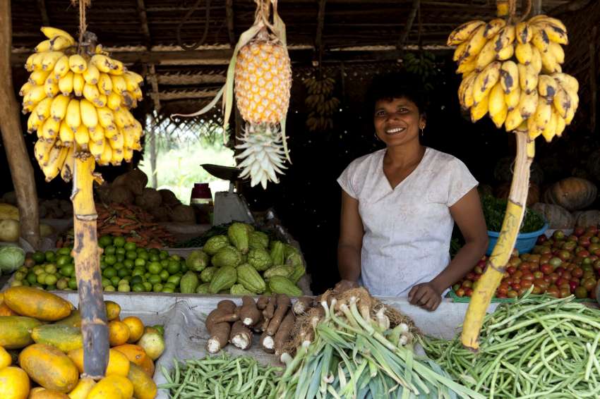 Keus genoeg op de markt in Sri Lanka